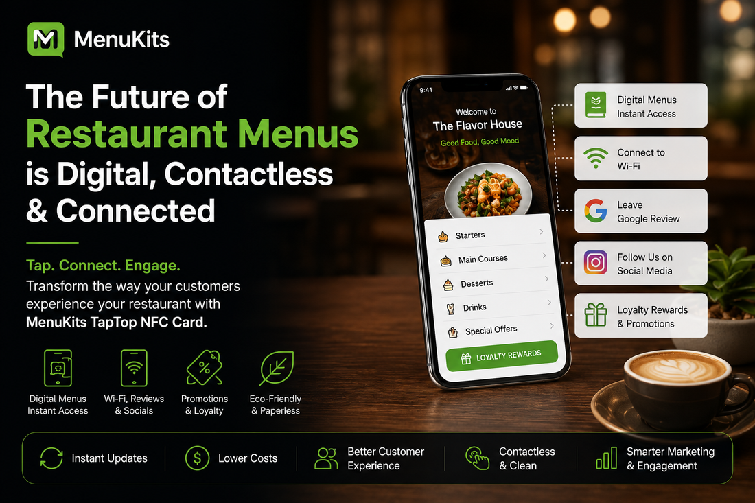 Why NFC Digital Menus Are Replacing Paper Menus in Restaurants?