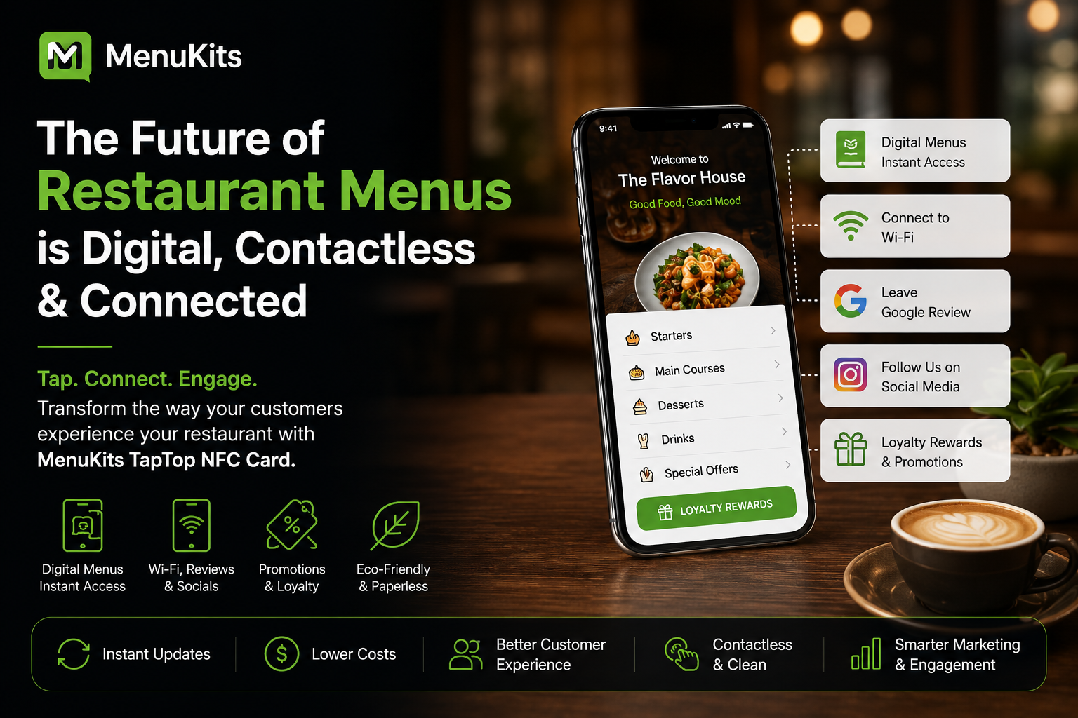 Why NFC Digital Menus Are Replacing Paper Menus in Restaurants?