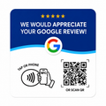 Google Review NFC Sticker Card