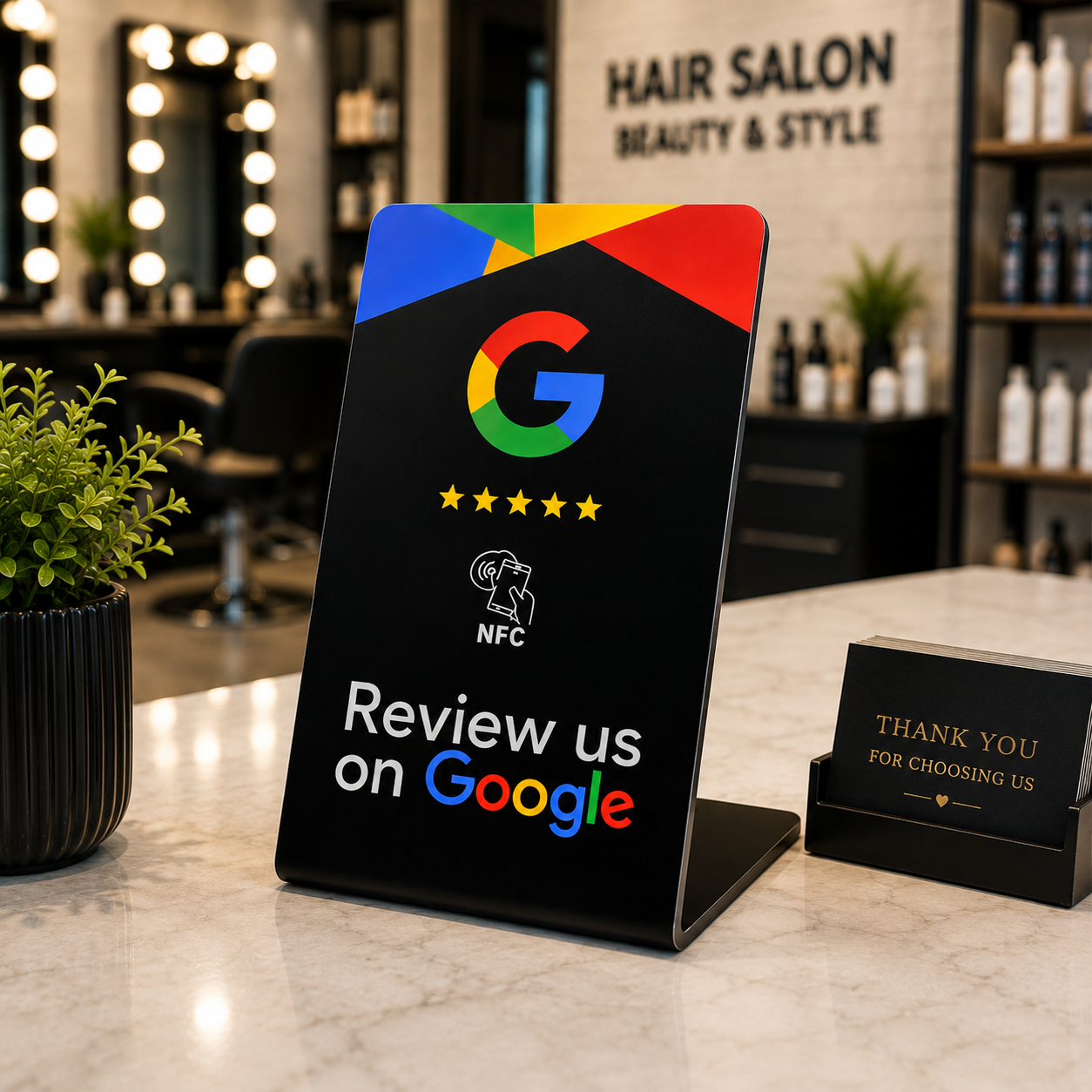 Google review Stand