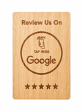 Wooden Google Review NFC Stand