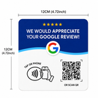Google Review NFC Sticker Card